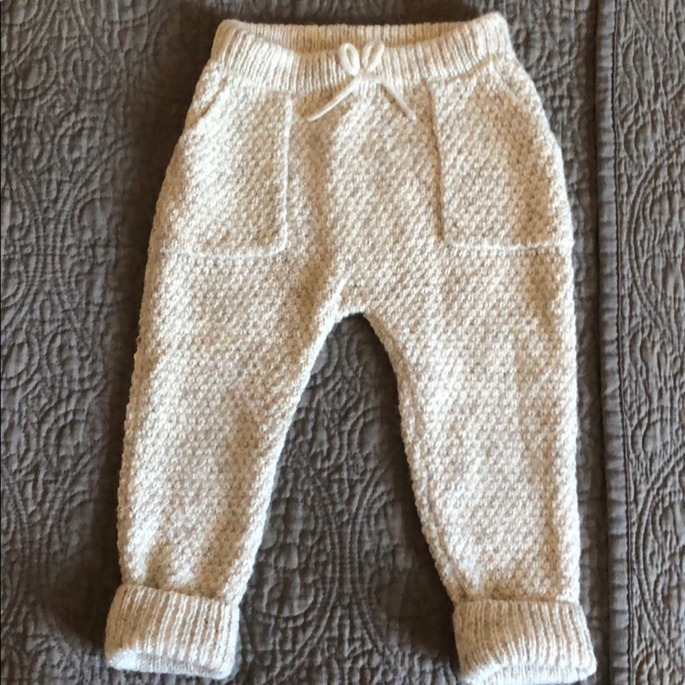 Baby knit trousers